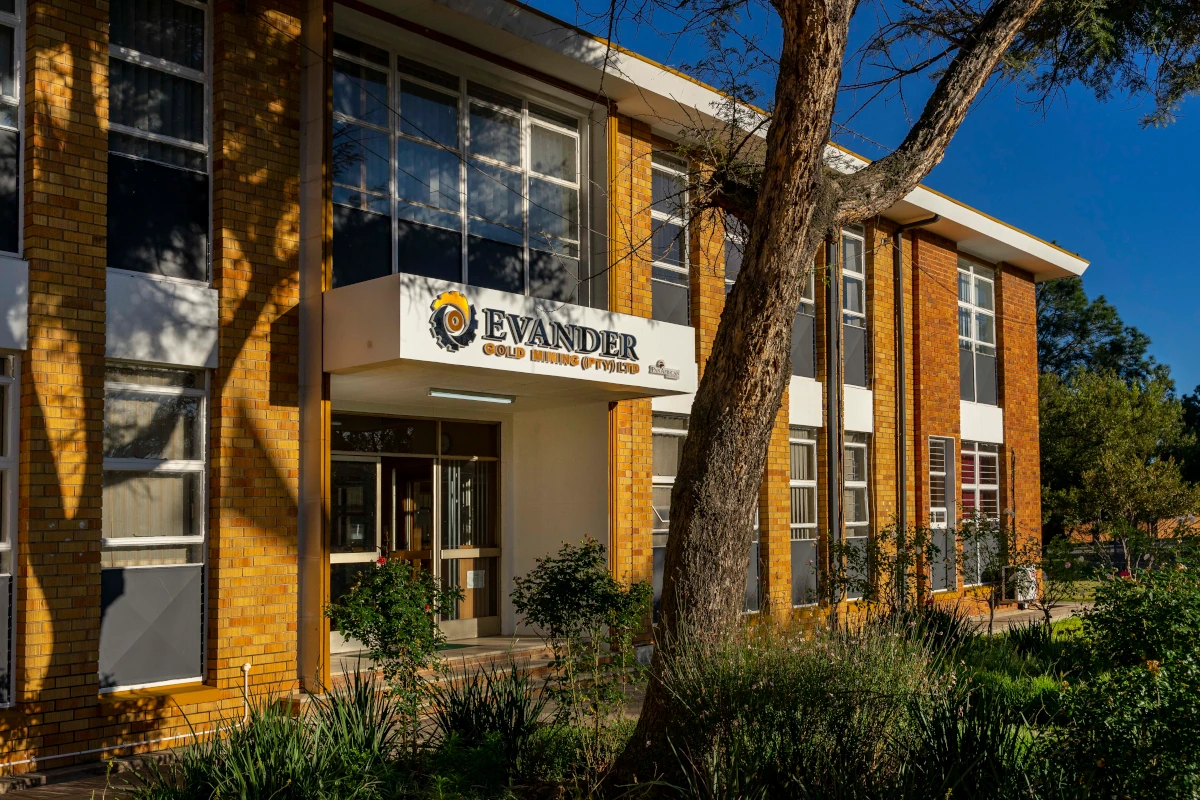 Pan African Resources head office in Evander